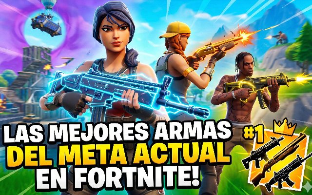 Las mejores armas del meta actual en Fortnite